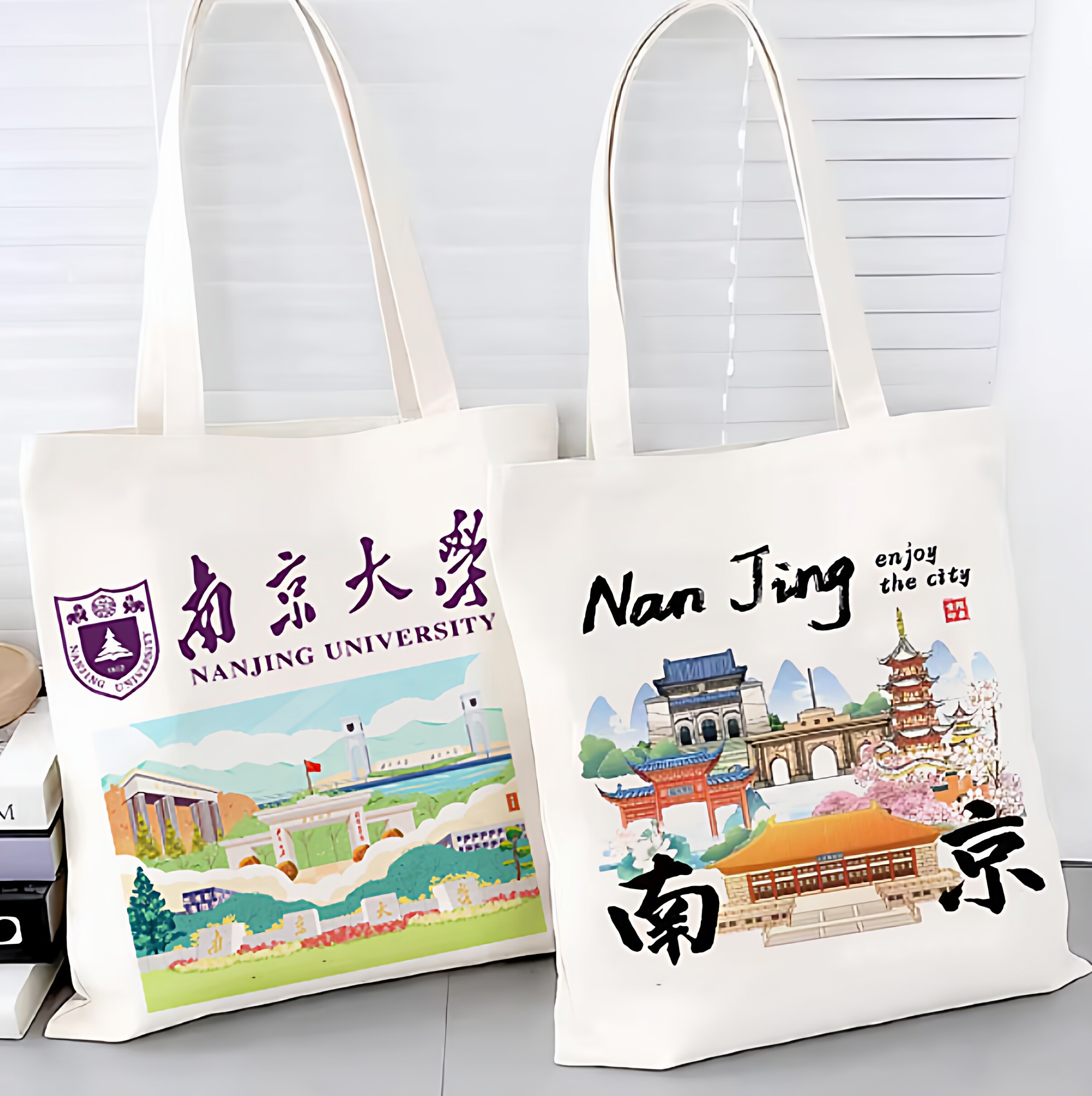 南京大学旅游文创帆布包大容量