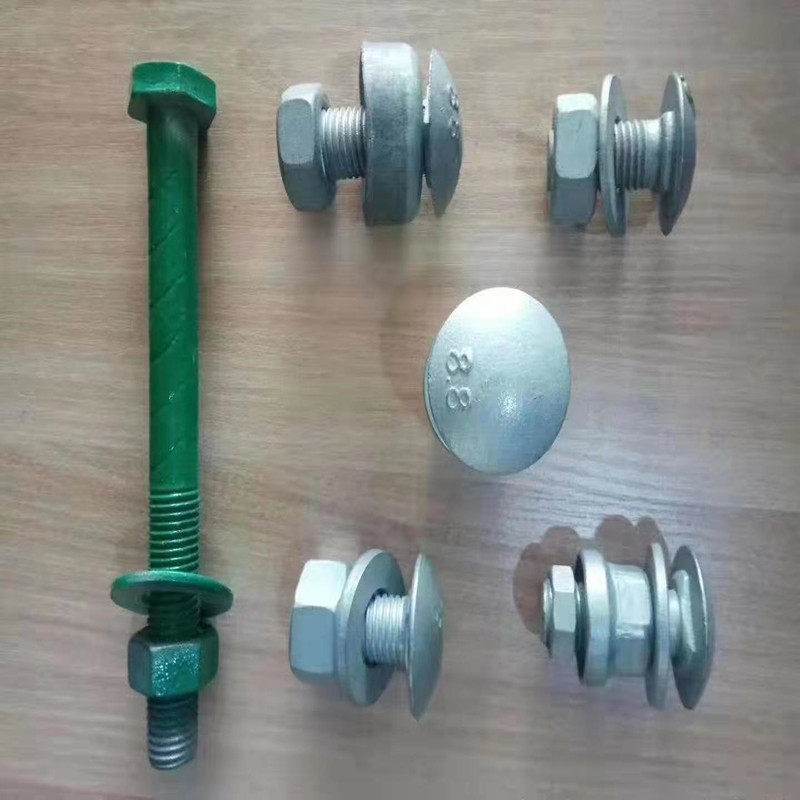 厂家直销高速公路护栏板配件拼接螺丝 国标护栏螺栓  m16防盗螺栓