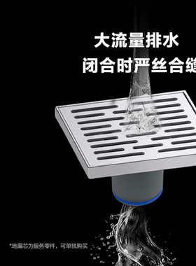 科勒KOHLER地漏淋浴房下水隐藏式地漏干湿通用磁吸地漏33601T