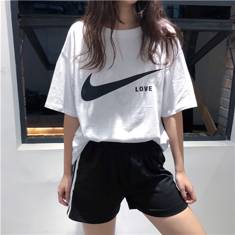 Short-sleeved summer ins Ultra-fire motion student Korean Edition Harajuku wind bf jacket Large Versatile Summer wearin the Women's clothing/Boutique , T-shirt  category - from Buy2taobao.com to provide professional Taobao agent buy service