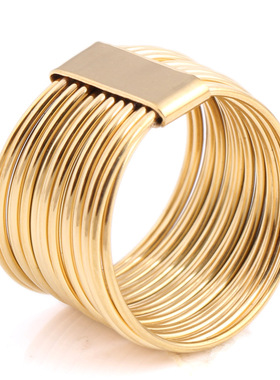 电镀钢丝通用钛戒指