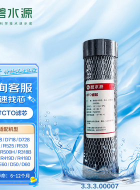 碧水源R523R500HR318BD619D718D728通用10寸CTO平压式精密活性炭