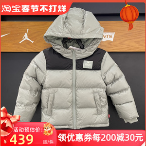Levis李维斯童装23冬款男女儿童时尚保暖轻便加厚羽绒服LV2342248