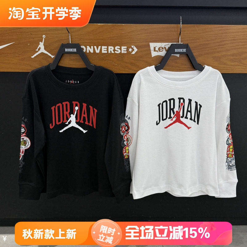 JORDAN儿童串标长袖T恤秋款图片