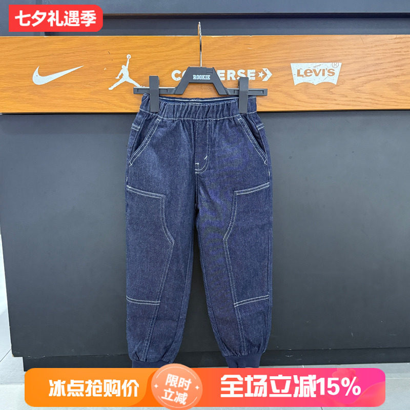 李维斯儿童牛仔裤26秋款男女童休闲长裤束脚裤宽松长裤 LV2632091