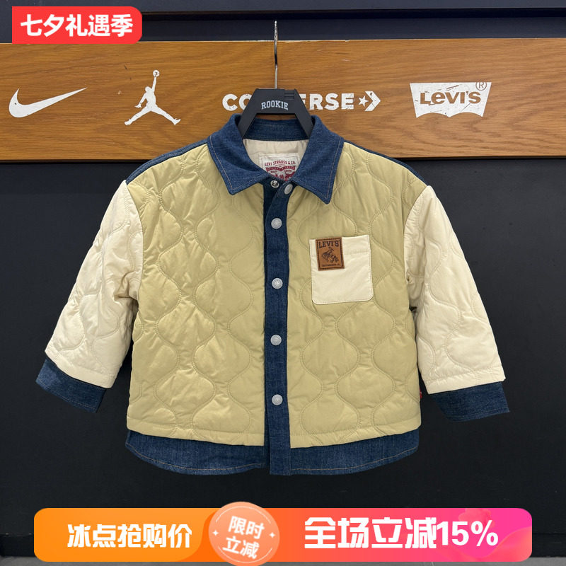 李维斯儿童棉服2025秋冬新款