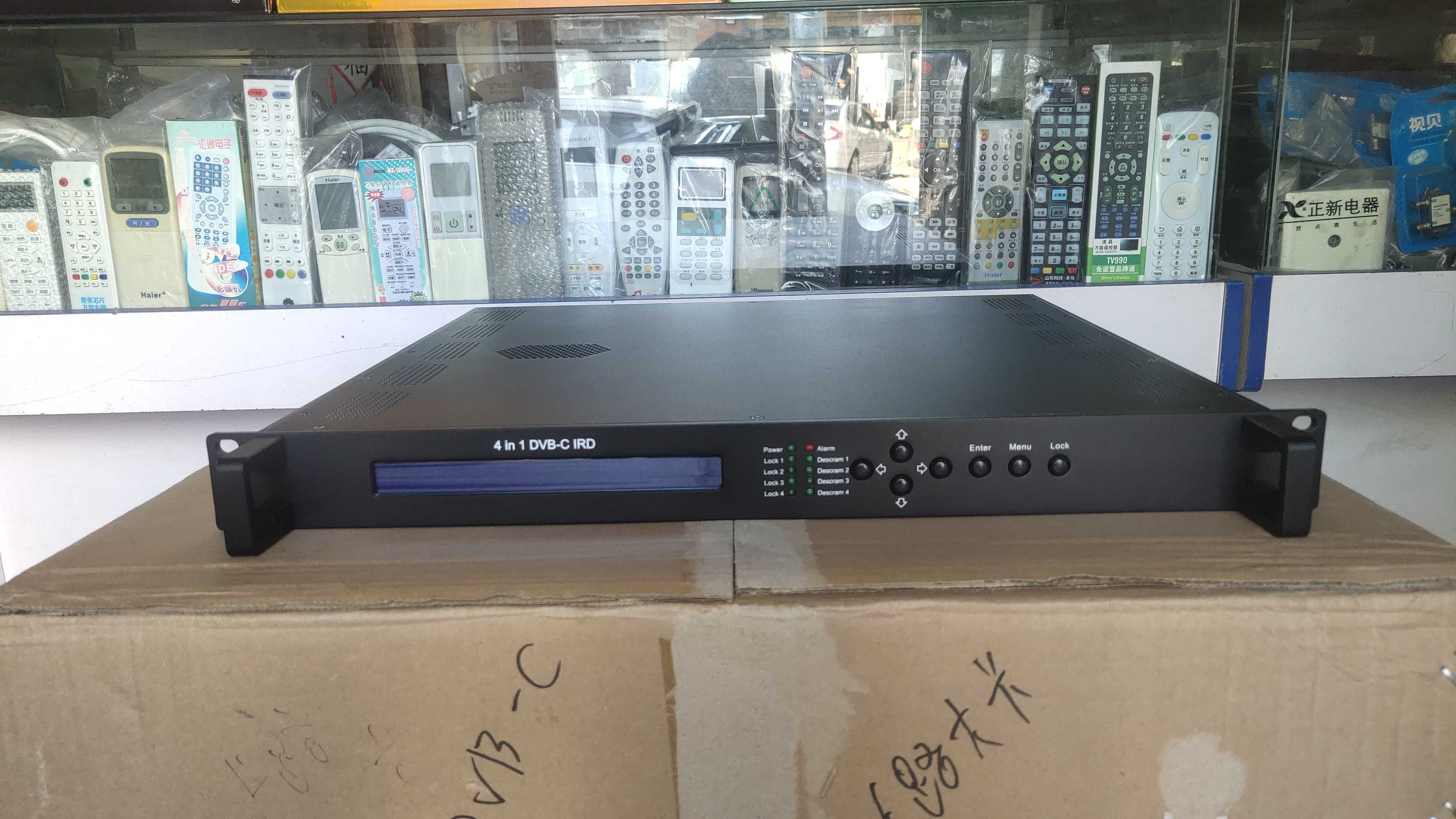 德芯四路大卡机ird德芯宾馆酒店数字电视系统机房工程全新特价