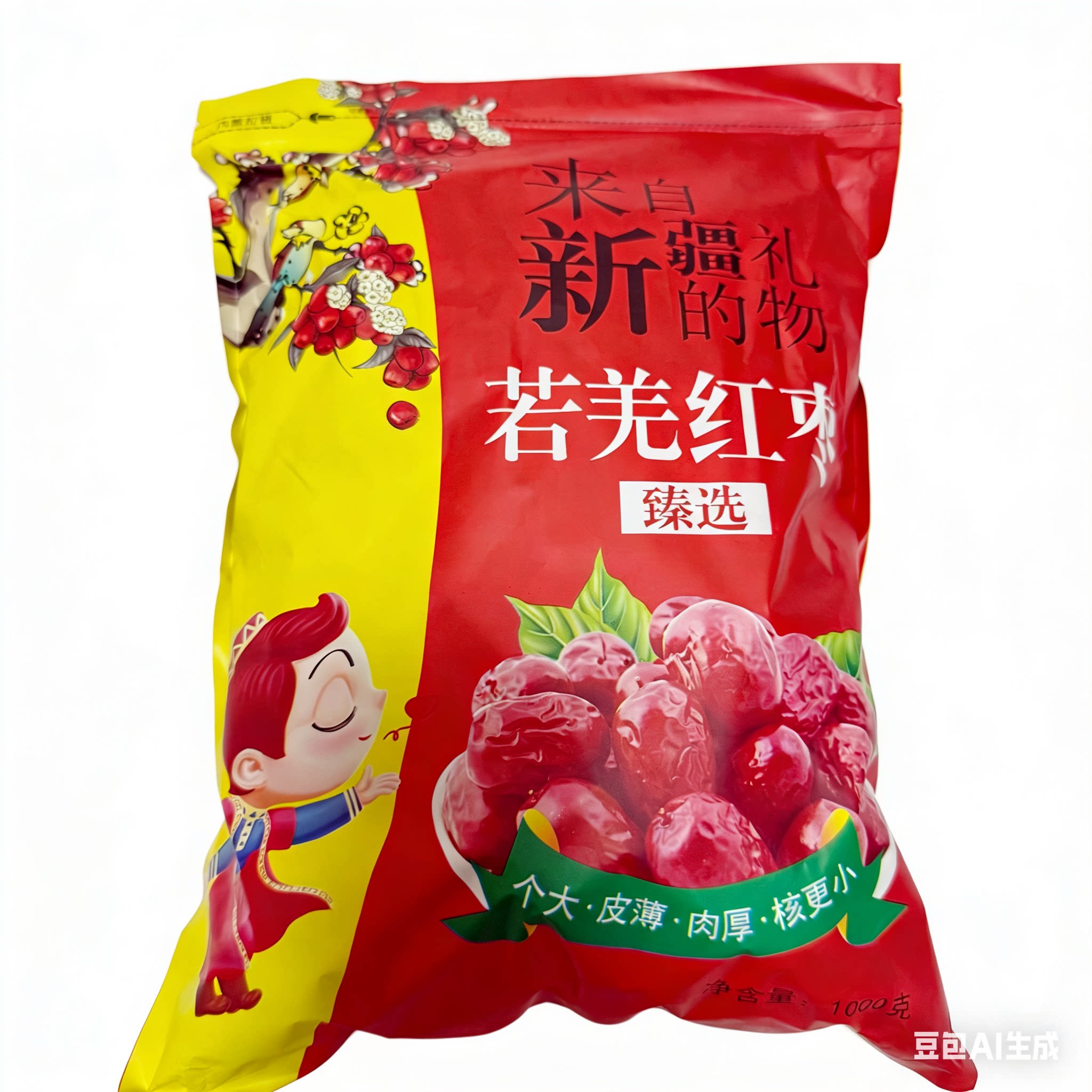 1000g/袋新疆礼物若羌红枣特产