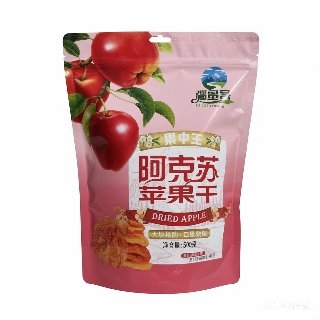 疆蜜客阿克苏苹果干500g新疆特产