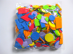 DIY手工贴纸EVA制作贴纸3d立体贴画粘贴材料儿童几何图形海绵贴纸