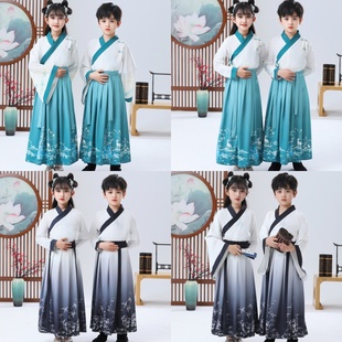 君子谣长歌行演出服国学经典诵读汉服中国人中国字中华礼仪舞蹈服