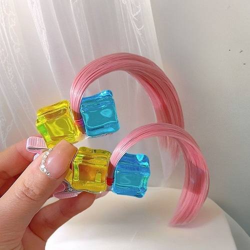 小孤独同款漫画粉色呆毛发夹