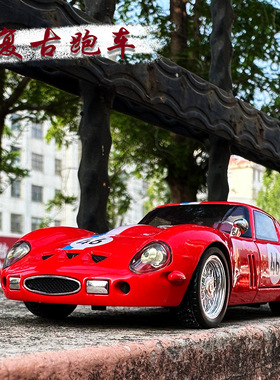 1:32法拉利红色跑车250 GTO复古跑车回力声光玩具礼物收藏摆件