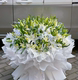 长春市鲜花店同城速递百合花束情人节鲜花生日祝福99枝巨型花束