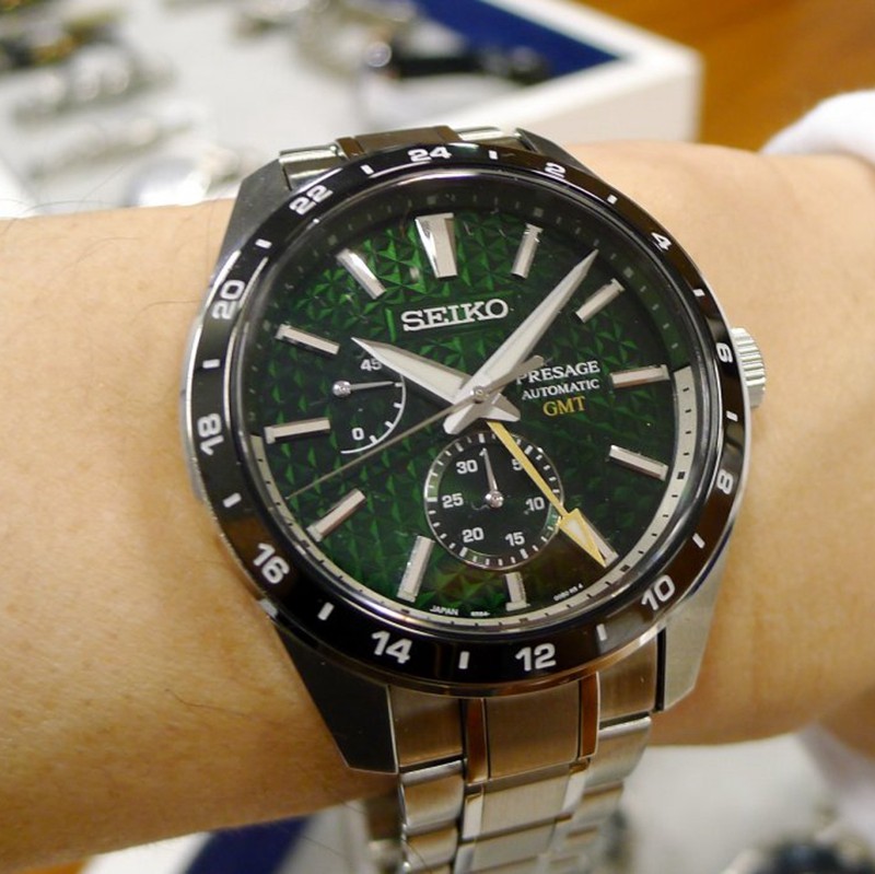 seiko精工  presage系列 6r64机芯自动机械男表sarf003 spb219j1