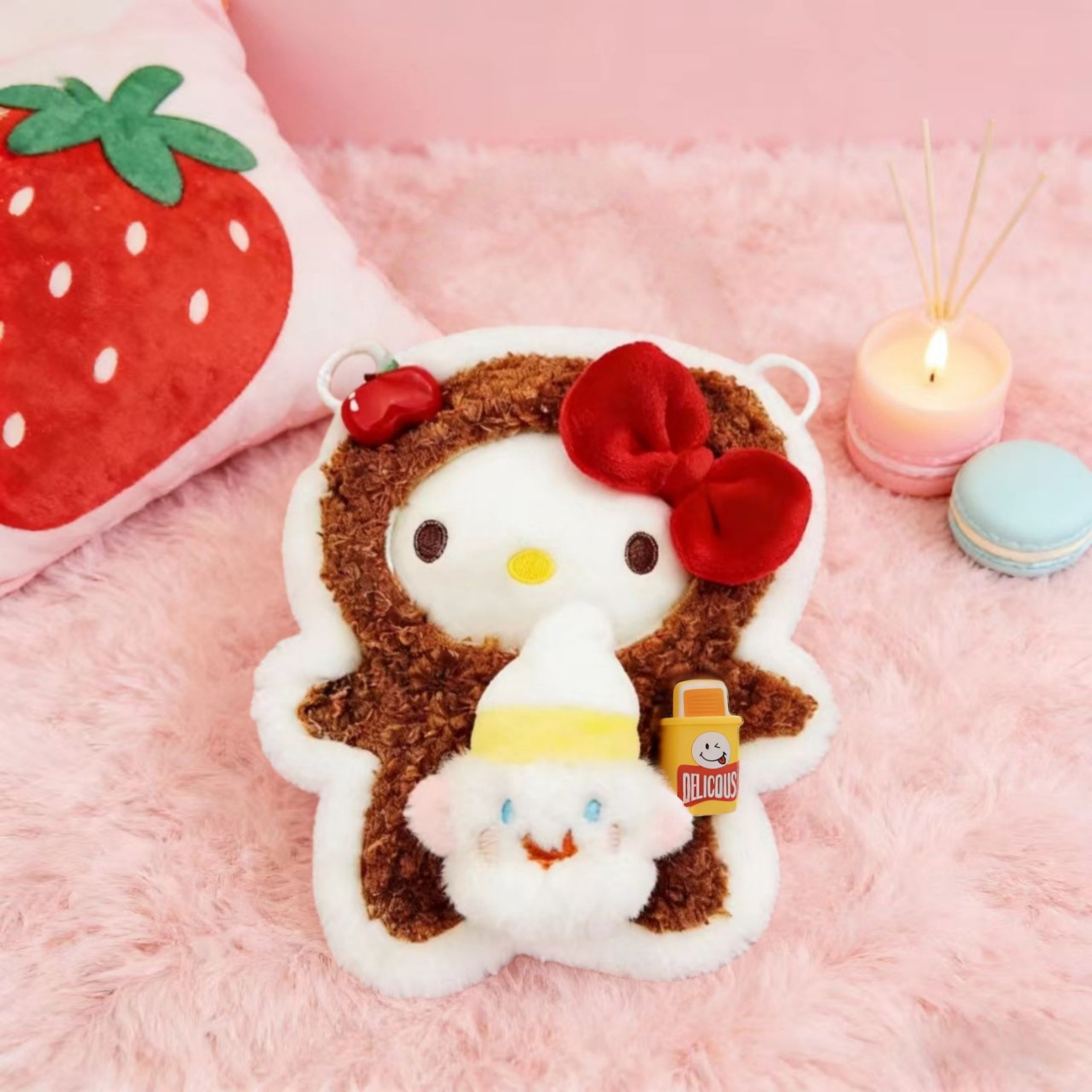 正版helloKitty包包挂件kt猫可爱毛绒玩偶公仔书包挂饰钥匙扣礼物,服饰配件/皮带/帽子/围巾,包挂件,淘宝优惠券,粉丝福利购,淘宝优惠卷