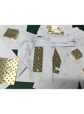 高力黄铜石墨铜耐磨块 SEWT铜合金滑块 加工定做 耐磨块