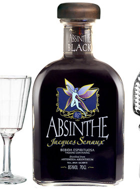 西班牙绿精灵的姐妹苦艾酒：黑精灵夜精灵absinthe送杯勺
