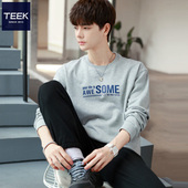 男士 长袖 卫衣潮流 青少年小众潮牌时尚 帅气T恤 2026新款 TEEK春季