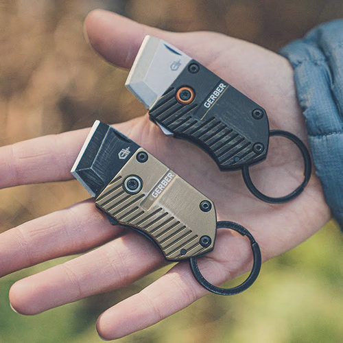 美国小胖Gerber戈博Keynote随身迷你小折刀安全拆快递箱刀钥匙链