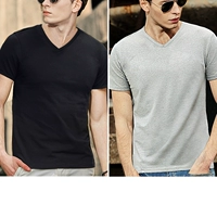 Чистый черный (v -neck) и конопляная серая (v -neck)