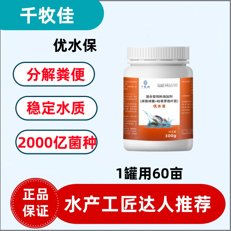 千牧佳优水保枯草芽孢杆菌水产专用分解粪便残饵净化水质水产工匠