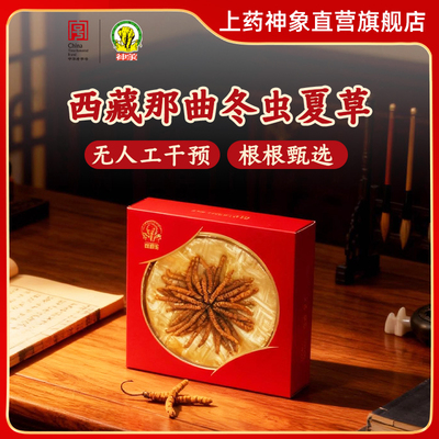 神象西藏那曲冬虫夏草6克扎花自用小草非培育