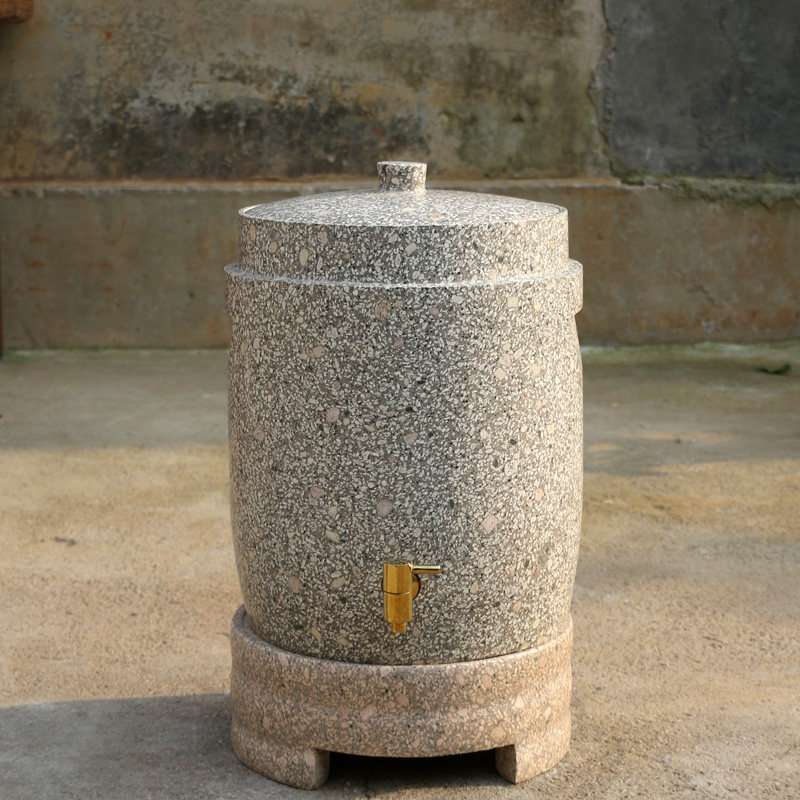 御工坊中华麦饭石水缸饮水机滤水器茶道储水罐家用蓄水缸净水水桶