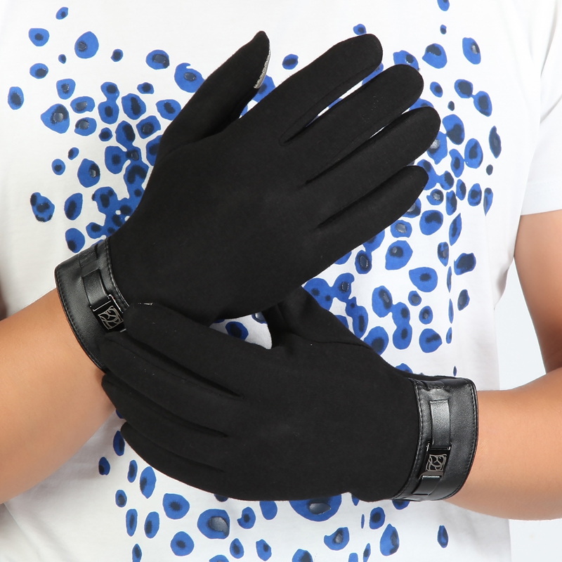 Gants pour homme en Laine Cachemire - Ref 2781310 Image 2