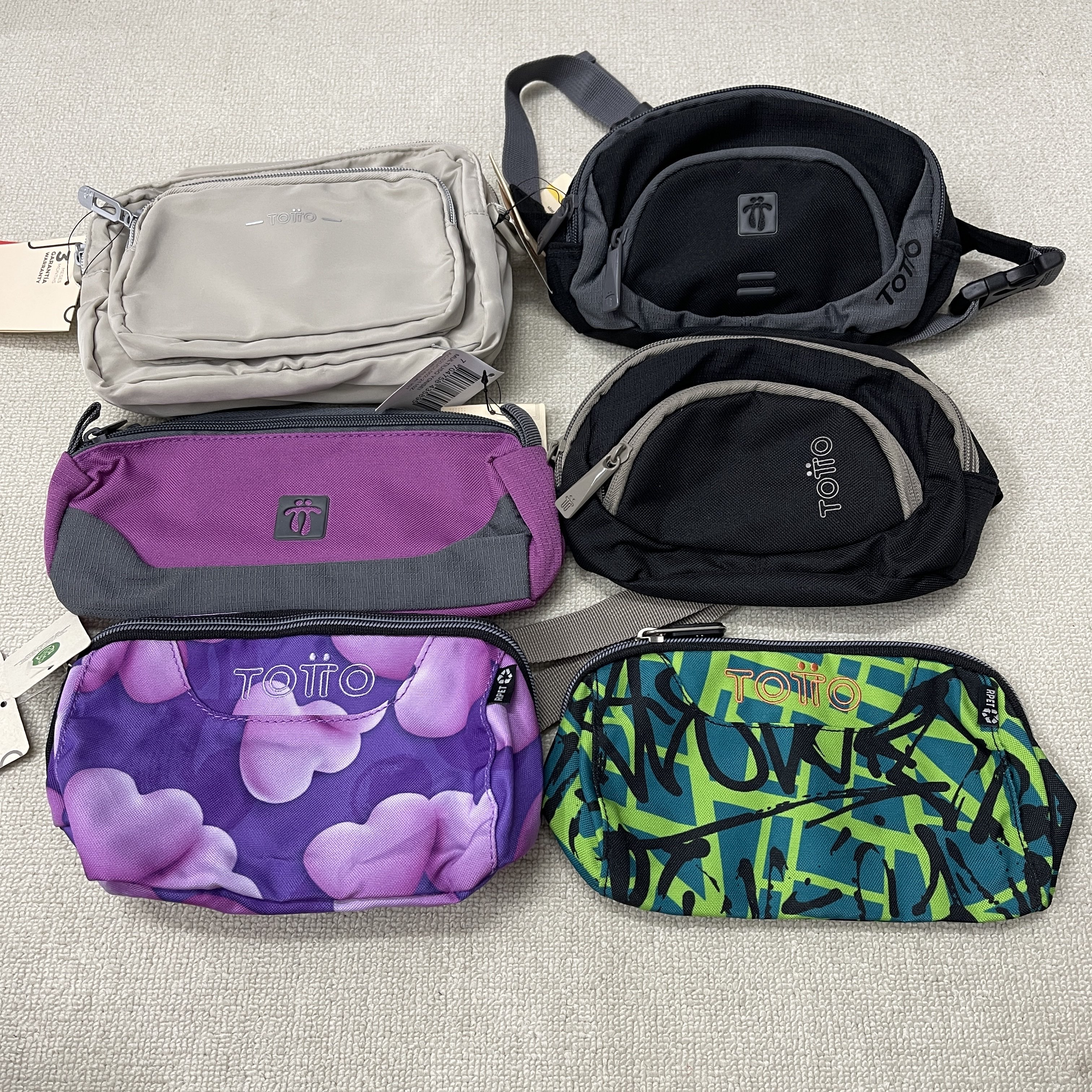 外贸出口 孤品 TOTTO挎包 斜挎包 腰包 笔袋 铅笔盒闭眼入高质量