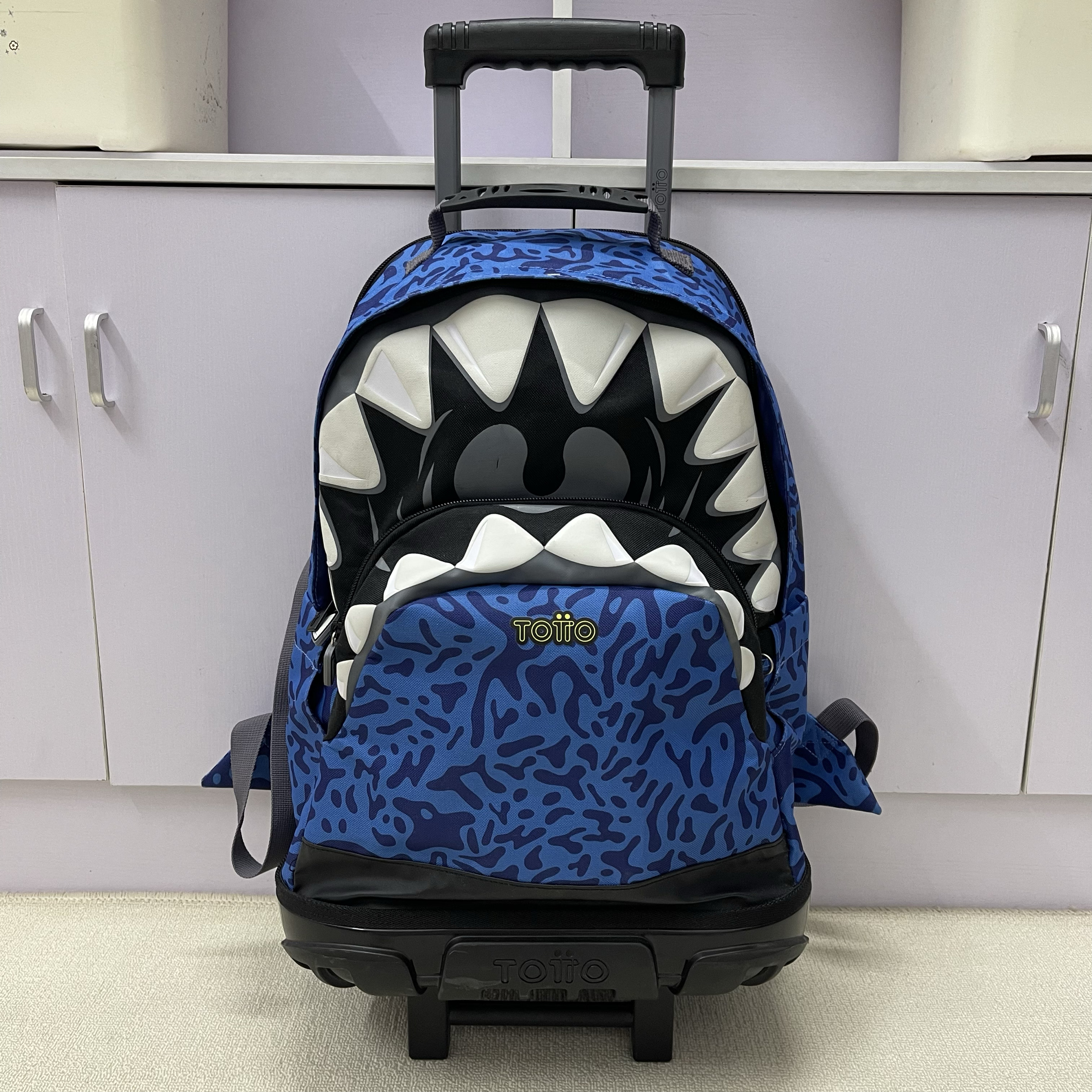 外贸 澳洲TOTTO新款男女拉杆书包双肩背包轻便减负多功能拉杆旅行