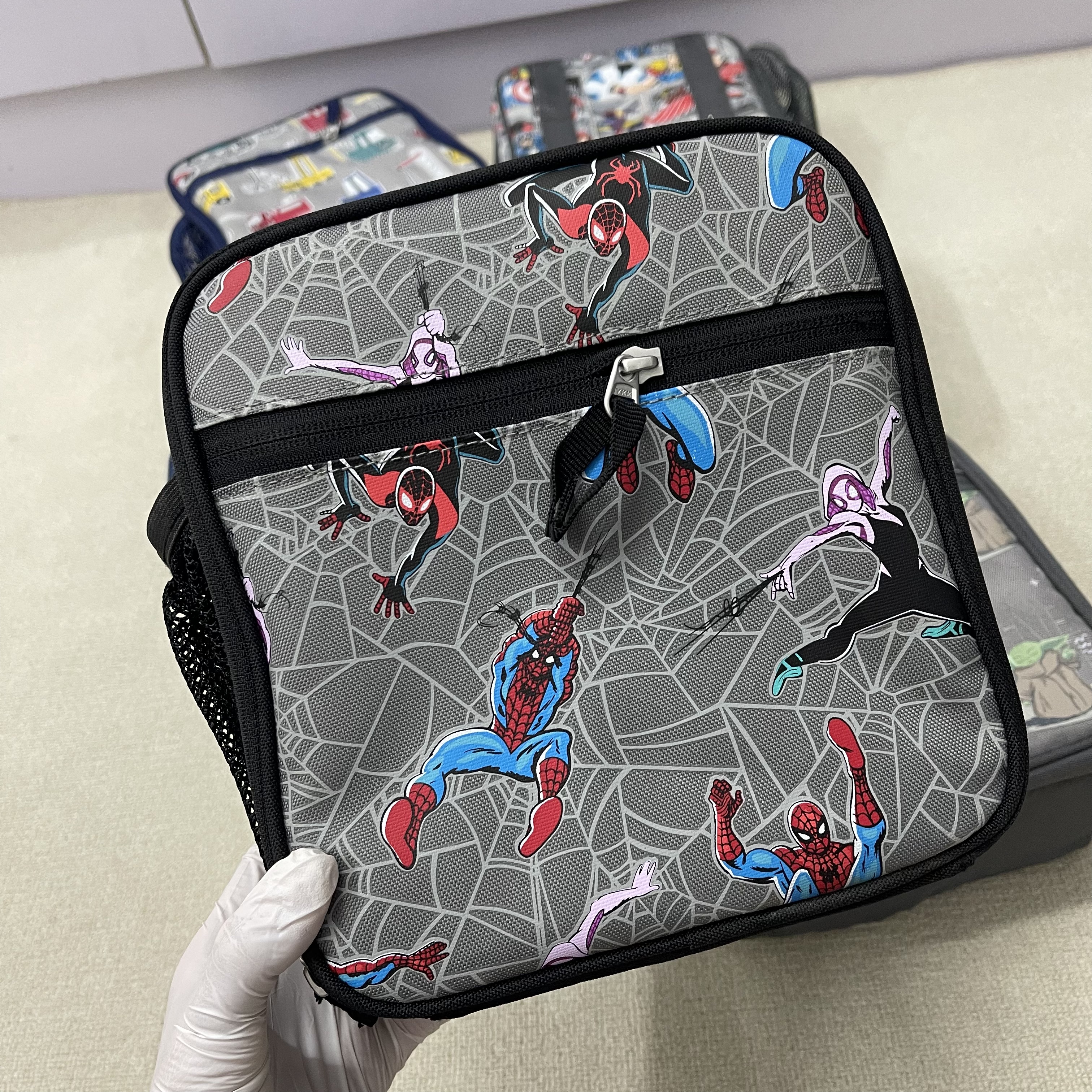 外贸出口美单 PBK保温包拉链方形午餐包手提野餐包加厚便携饭盒包