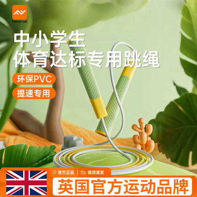 中小学生体育达标专用跳绳沙专业式小学生儿童初学专业不打结绳子
