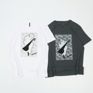 印花刺绣短袖 美式 t恤男 2026夏季 上衣 断码 宽松运动休闲半袖 福利