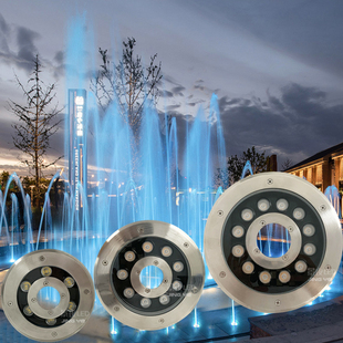 led喷泉灯涌源灯水池灯户外水景水下灯超薄水底灯嵌入式水下射灯