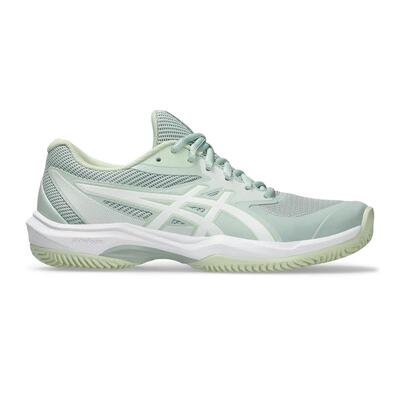 海外代购Asics/亚瑟士女士网球鞋防滑耐磨抓地力强蓝灰色低帮