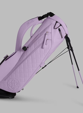 G/FORE DAYTONA PLUS时尚薰衣草紫色绗缝logo刺绣女士高尔夫球包