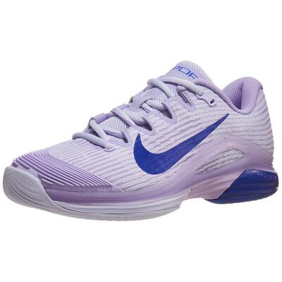 海外代购Nike/耐克女士网球鞋缓震透气工程网眼紫水晶色硬地比赛