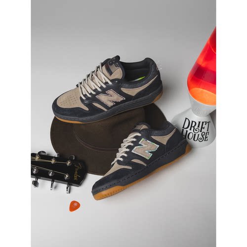代购New Balance Numeric 480橡胶防滑轻便舒适低帮系带男女板鞋
