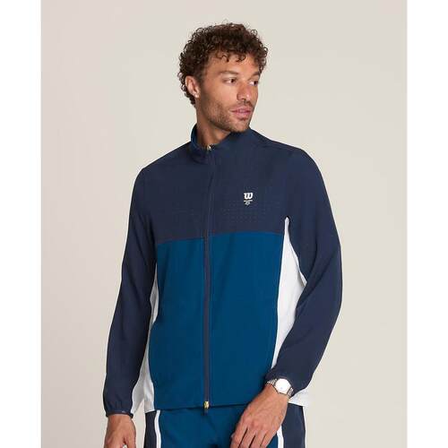 代购Wilson威尔胜男士运动夹克保暖保暖空气流通快速排汗