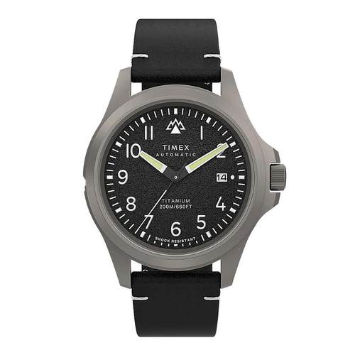 代购Timex天美时男女腕表自动上链日期显示夜光指针防震钛合金