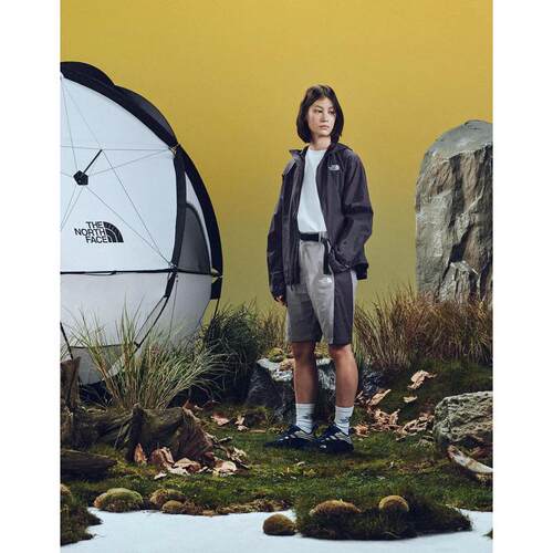 海外代购THE NORTH FACE/北面男士运动中长裤／短裤拼色设计