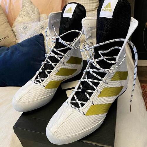 代购Adidas BOX HOG 2/3/4阿迪达斯拳击鞋男女抗冲击减震稳定耐