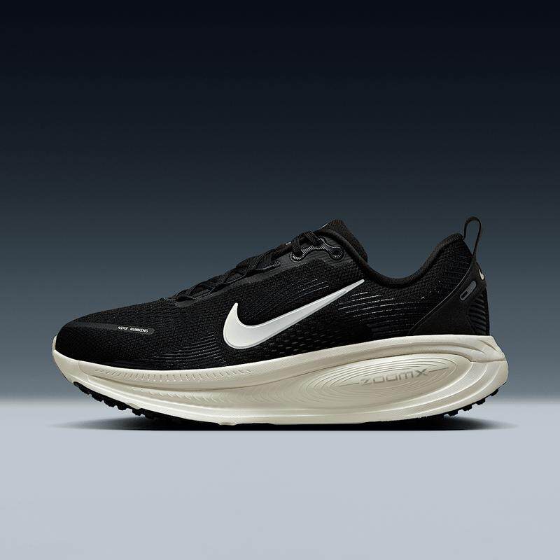 代购Nike耐克女士跑鞋缓震轻量响应式回弹缓震跑鞋黑色网面鞋面