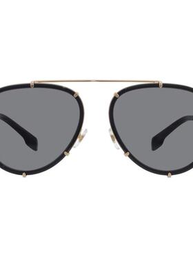 代购Versace范思哲女士太阳镜防紫外线灰色镜片非偏光高清视野