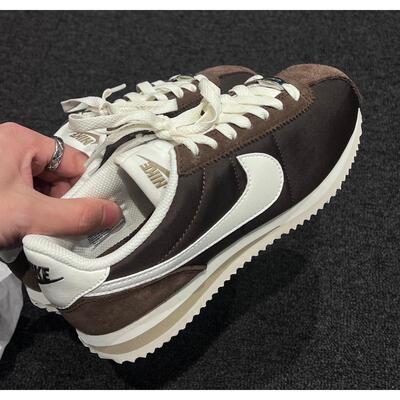 代购耐克春夏季Nike Cortez TXT棕色阿甘男女鞋经典运动跑步鞋20