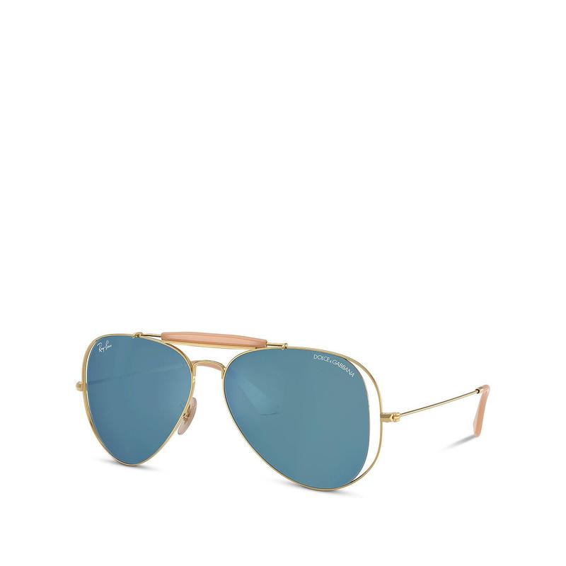 海外代购Ray&middot;Ban/雷朋男士太阳眼镜UV防护反光镜片金属框