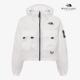 NORTH 代购 THE FACE北面女士夹克防风轻便透气保暖白色连帽