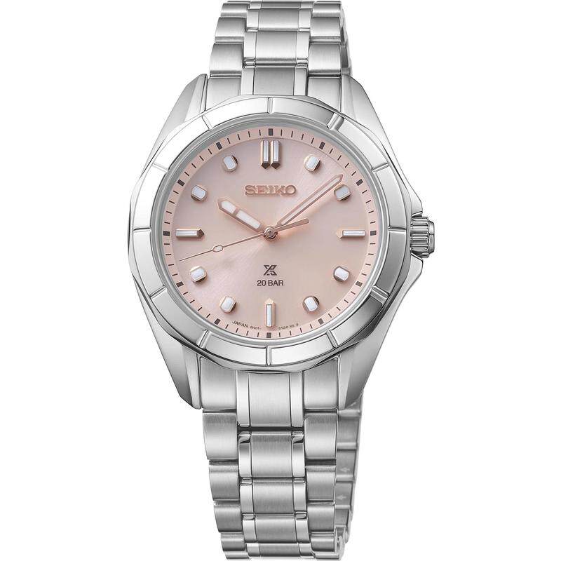 代购Seiko精工男女腕表夜光日期计时测速金属防水钢带防刮商务