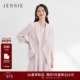 JESSIE气质职场OL风七分袖 新款 西装 外套女双排扣戗驳领2026年春季